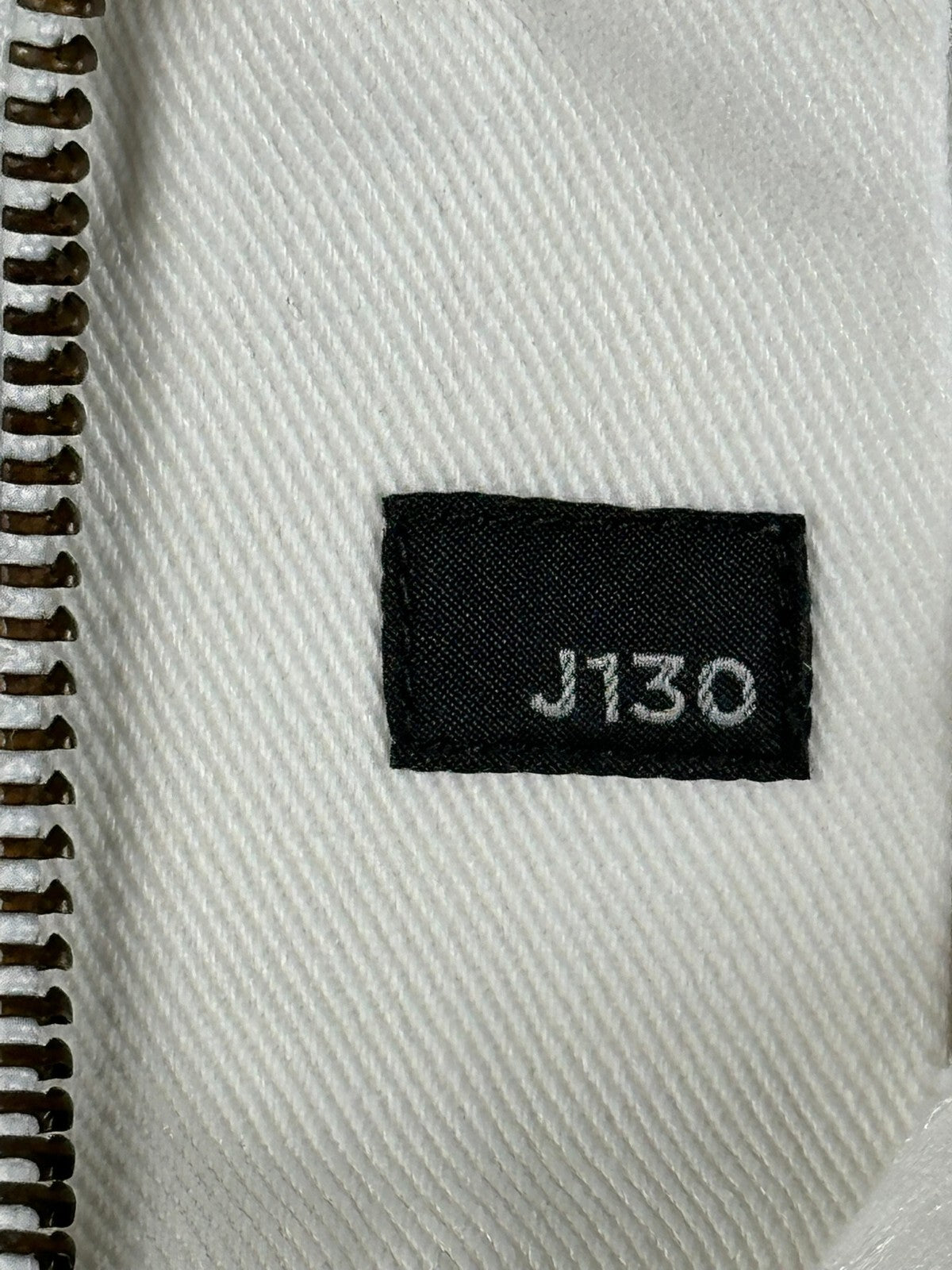 Armani Exchange Mens J130 Skinny White Jeans Stretch Cotton Pants AX 28 Short