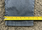 Eileen Fisher Womens Medium Stretch Denim Straight Leg Pants Side Zip