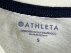 Athleta Organic Daily Bungee Tank Top Yellow Size Small Pocket Drawstring