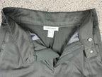 Contempo Wide Leg Trousers Womens Medium Black High Waisted Pleated Front