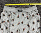Polo Ralph Lauren Mens L Grey All-Over Print Polo Bear Sleepwear Jogger Pants