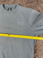 Mountain Hardwear Mens S MHW Logo Pullover Crewneck Sweatshirt Blue Slate Grey