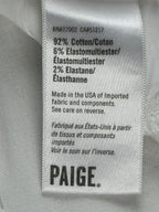 PAIGE Hoxton Ankle Ultra White Skinny Jeans Womens High Rise Stretch Size 32