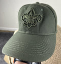 Boy Scouts of America BSA Olive Green Flexfit Stretch Uniform Cap Baseball Hat