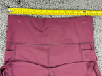 Athleta Womens M Cranberry Red Salutation Stash Pocket II 7" Short Powervita