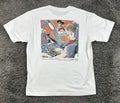 Uniqlo UT Dragon Ball DAIMA Goku Bulma Graphic T-Shirt Mens White Anime Sz M