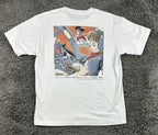 Uniqlo UT Dragon Ball DAIMA Goku Bulma Graphic T-Shirt Mens White Anime Sz M
