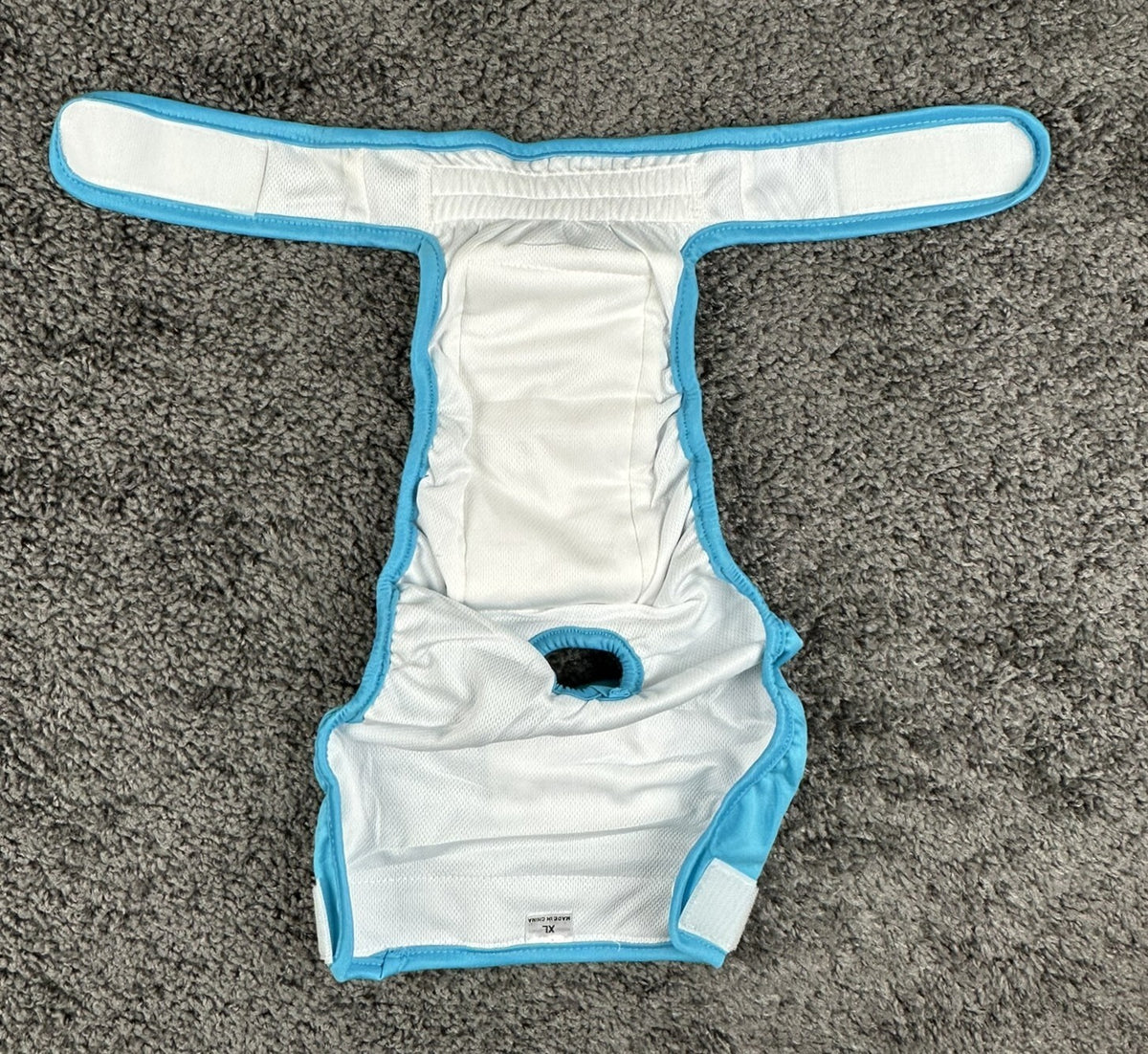 Wegreeco Washable Dog Diapers 3 Pack XL Purple Pink Blue Adjustable NWT