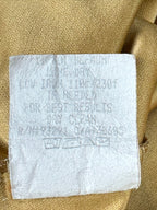 Vintage 90s True Grit Mens L Tan Chamois Button-Up Shacket Long Sleeve Shirt