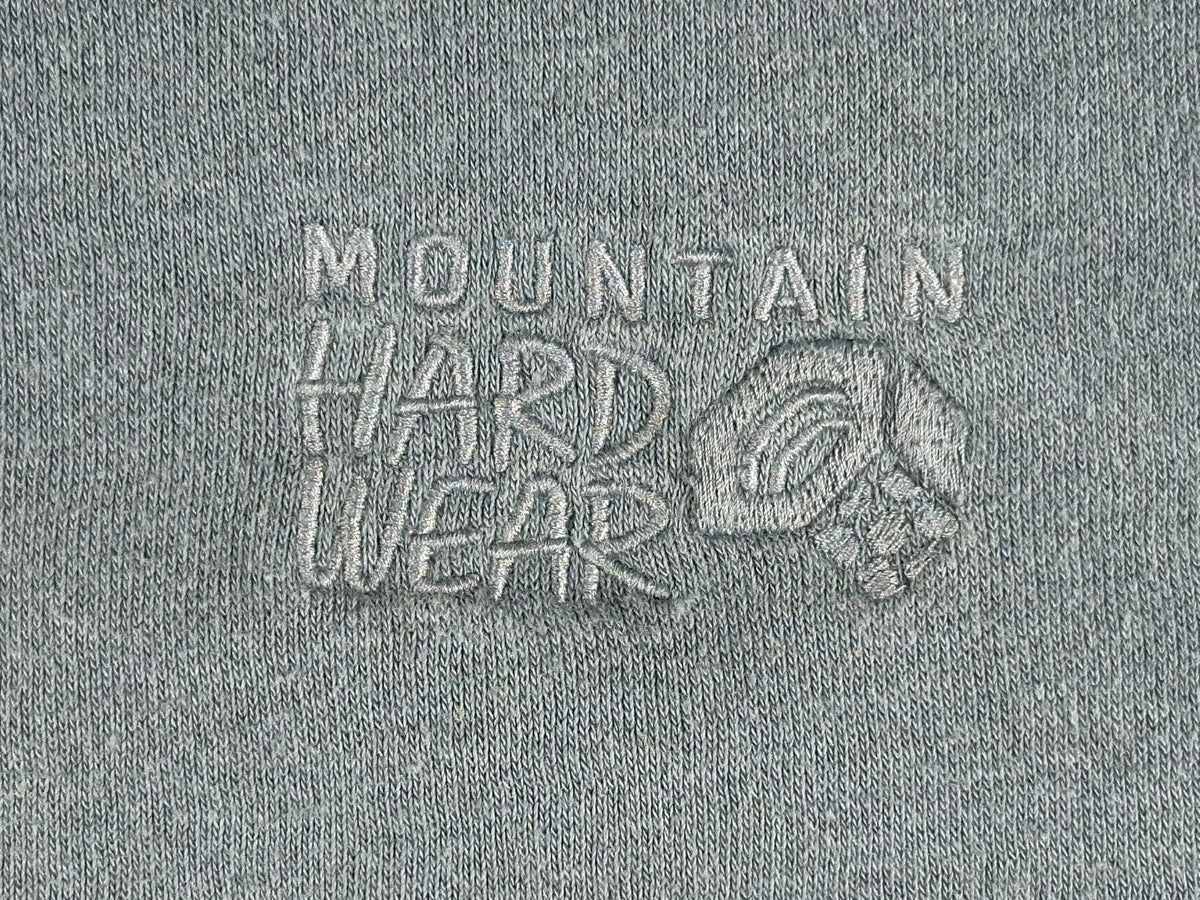 Mountain Hardwear Mens S MHW Logo Pullover Crewneck Sweatshirt Blue Slate Grey