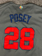 Majestic Buster Posey Team USA 2017 World Baseball Classic Jersey Gray Size 48