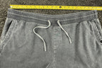 Outerknown Sur Sweatshorts Mens Faded Black Hemp Organic Cotton Blend Shorts XXL