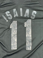 Real Madrid Bwin Soccer Jersey Mens Large Black Isaias 11 Gool Fan Tribute Shirt