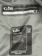 Gill Womens 8 Crew Lite 100% Polyester Waterproof Sailing Jacket Dark Grey
