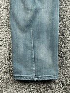NEUW Denim Mens Iggy Skinny Jeans 31x32 Washed Gray Button Fly Cotton