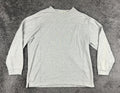 Vintage Y2K Ocean Pacific Mens XXL Grey Thermal Long Sleeve Shirt Waffle Knit OP