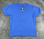 Valiant Comics Bloodshot T-Shirt Mens XL Royal Blue Graphic Superhero Promo Tee