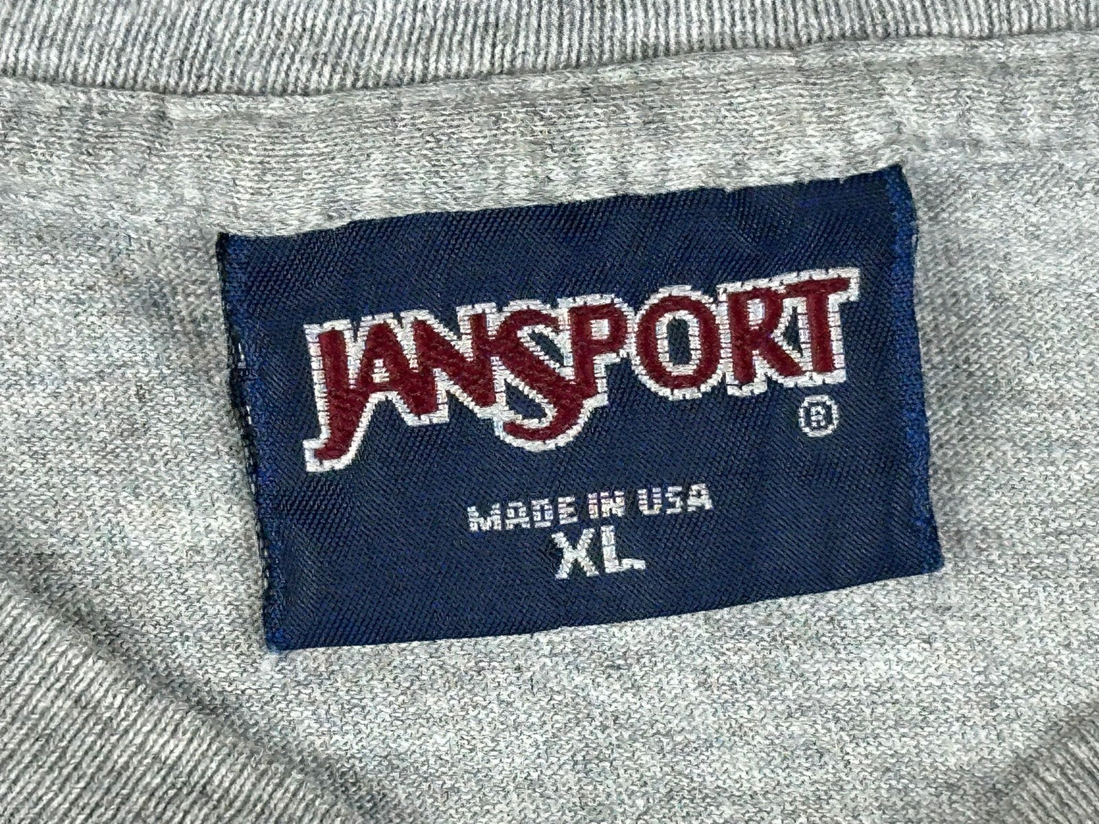 Vintage 90's JanSport Lake Orion Football Shirt Gray Mens XL (Fits Small)