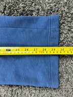 Hollister Mens Blue Straight Leg Fleece Sweatpants Vertical Graphic Logo S