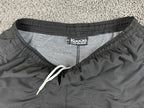 KooGa Rugby Shorts Mens Small Black Pockets Elastic Waist Training Athletic 32