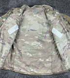 US Army OCP FRACU Combat Jacket  Regular Flame Resistant Multicam Coat Sz Medium