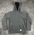 Nixon Press Pullover Hoodie Mens Charcoal Heather Gray Sweatshirt Sz Medium