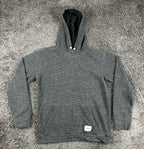 Nixon Press Pullover Hoodie Mens Charcoal Heather Gray Sweatshirt Sz Medium