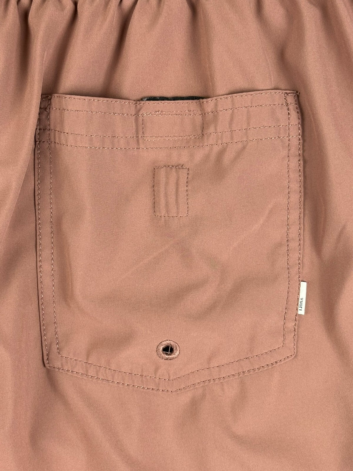 Vuori Mens Kore Shorts L Lined Terracotta Clay Dotted Waistband Athletic Run