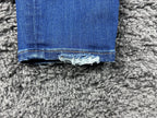 J.Crew Jeans Womens 27 Lookout High Rise Skinny Blue Distressed Hem