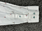 Johnnie-O Top Shelf Faber Shirt Mens White Sailboat Cotton Linen Button Up Sz XL