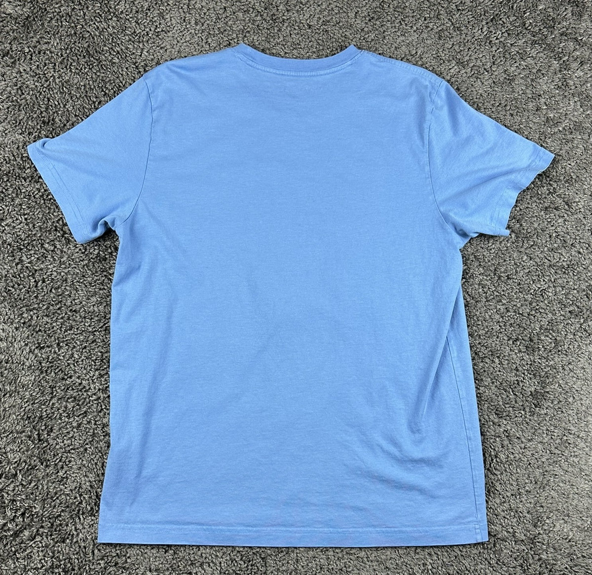 Psycho Bunny Mens M Light Blue Pima Cotton Big Logo T-Shirt Size 5 Medium