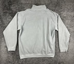 Comfort Colors 1580 Mens 2XL Grey Garment Dyed Quarter Zip Sweatshirt Pullover
