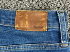 Madewell 9" High Rise Skinny Jeans Blue Raw Hem Denim Stretch Womens Sz 25