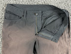 Lululemon ABC Slim-Fit 5 Pocket Pants Mens Black Warpstreme Trousers Sz 31x28