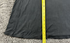 Eileen Fisher Black Stretch Silk Jersey Scoop Neck Short Sleeve Tunic Top Sz XL