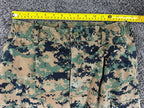 USMC Woodland MARPAT Combat Utility Pants Long Military Cargo Trousers Sz Small