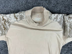 Rothco Desert Digital Camo Tactical Combat Shirt Men's Military Zip Pockets Sz S