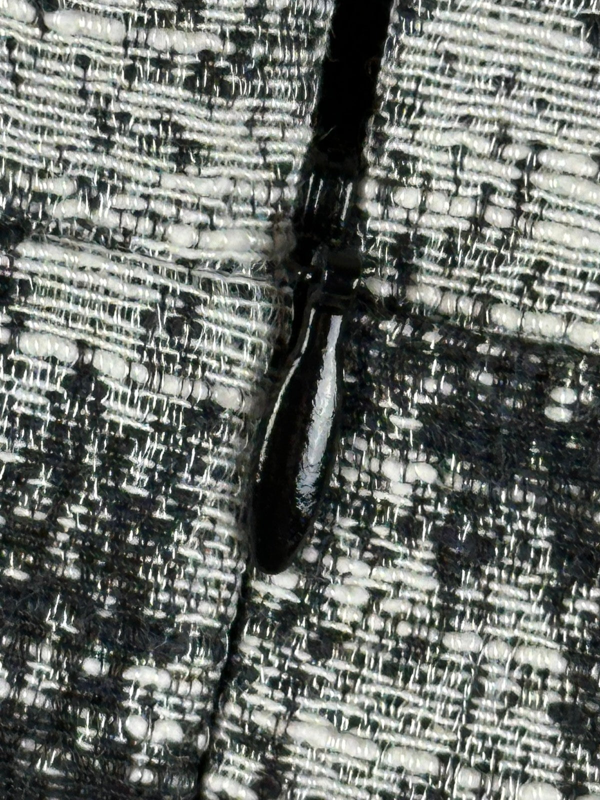 Classiques Entier Dress Women Black White Abstract Sleeveless Lined Zip Sz 4
