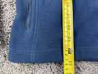 Columbia Fleece Jacket Womens M Michigan Wolverines Full Zip Navy