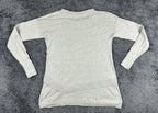 Cabi Serenade Sweater S Heather Oatmeal Ribbed Trim Tunic Lightweight Pullover