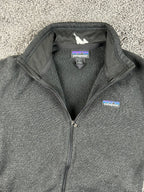 Patagonia Better Sweater Jacket Womens  Black Full Zip Fleece Embroidered Sz S