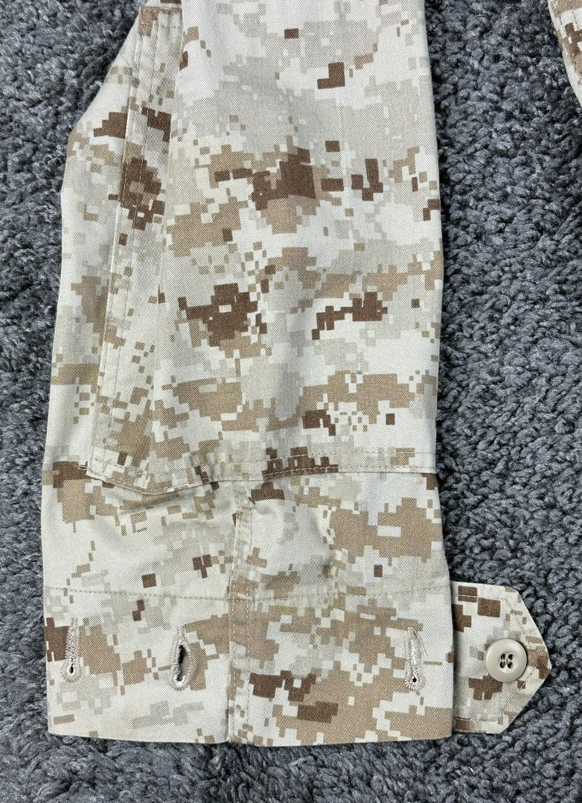 USMC Desert MARPAT Camo MCCUU Combat Blouse Shirt American Apparel Long Sz Small