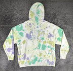 Nike Mens 3XL Sportswear Club Fleece Ice Dye Pullover Hoodie Space Purple