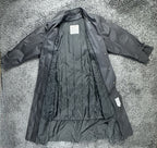 London Fog Vintage Maincoats Womens 12 Reg Gray Thinsulate Lined Trench Coat