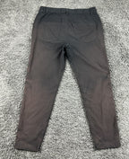 Lululemon ABC Slim-Fit 5 Pocket Pants Mens Black Warpstreme Trousers Sz 31x27