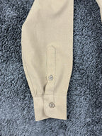 USMC Marine Corps Khaki Long Sleeve Service Shirt DLA Military Wool Blend 15/35