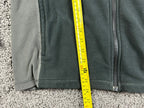 The North Face Polartec Fleece Jacket Mens Medium Full Zip Black Grey