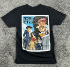 Cowboy Bebop Shirt Black BoxLunch Anime Graphic Crew Tee Spike Faye Sz Small