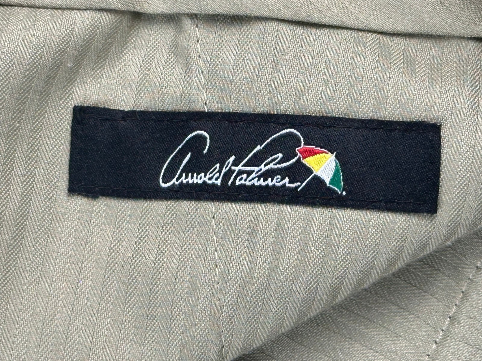 Arnold Palmer Mens Golf Shorts Navy Blue 34 Pleated 9 Inseam Polyester