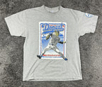 Streetwise Mens XL Gray LA Dopest Fernando Valenzuela Baseball T-Shirt